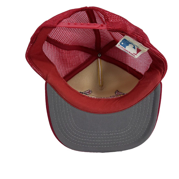 1982 St. Louis Cardinals World Champs Foam SnapBack Trucker Hat Cap Vintage MLB - Picture 9 of 14